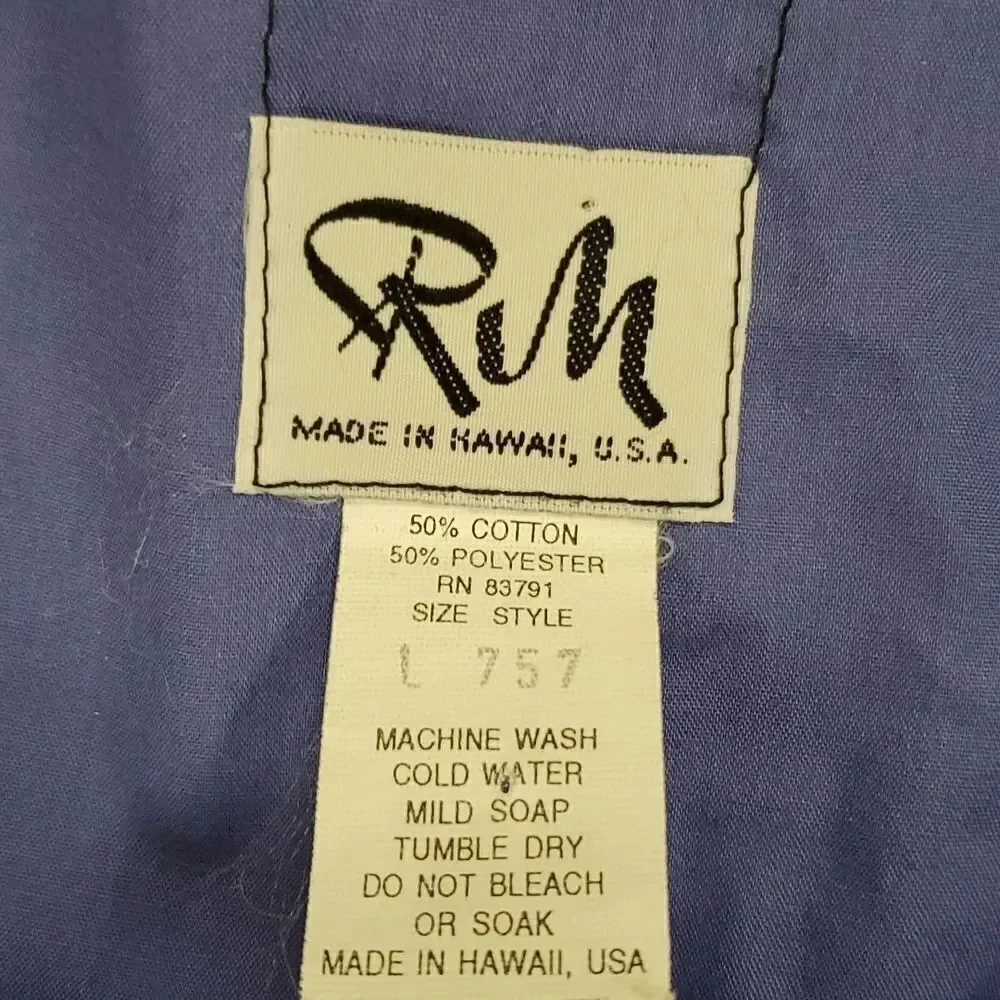 Vintage RM Mumu Hawaii L Made in Hawaii